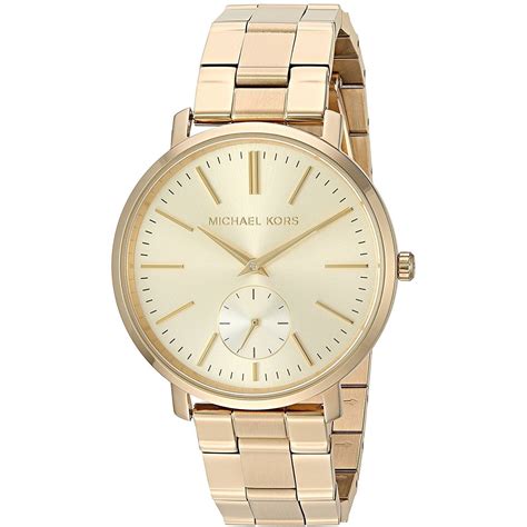 michael kors women's jaryn black tone dial stainless steel|michael kors mini wrist watch.